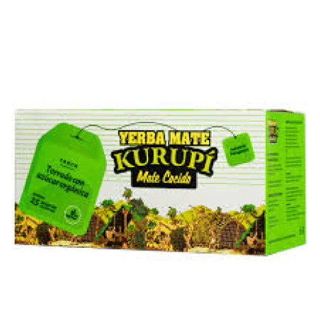 KCOCIDO.gif Kurupi Saquitos Mate Cocido 500 g