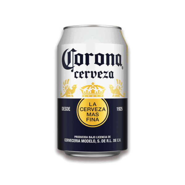 Cerveza corona lata