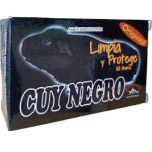 Jabón cuy negro